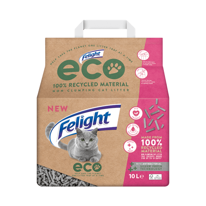 Felight Eco 100% Recycled Non Clumping Cat Litter